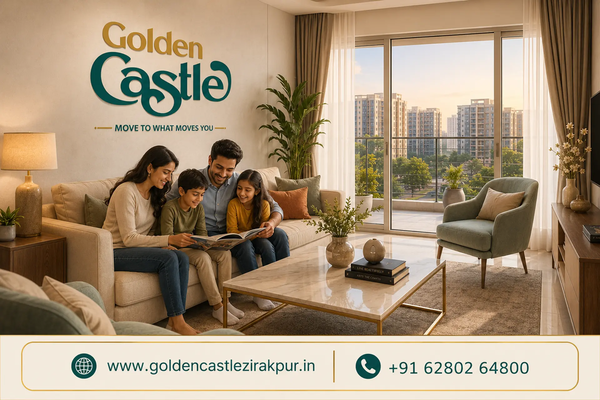 3 BHK flat in Zirakpur